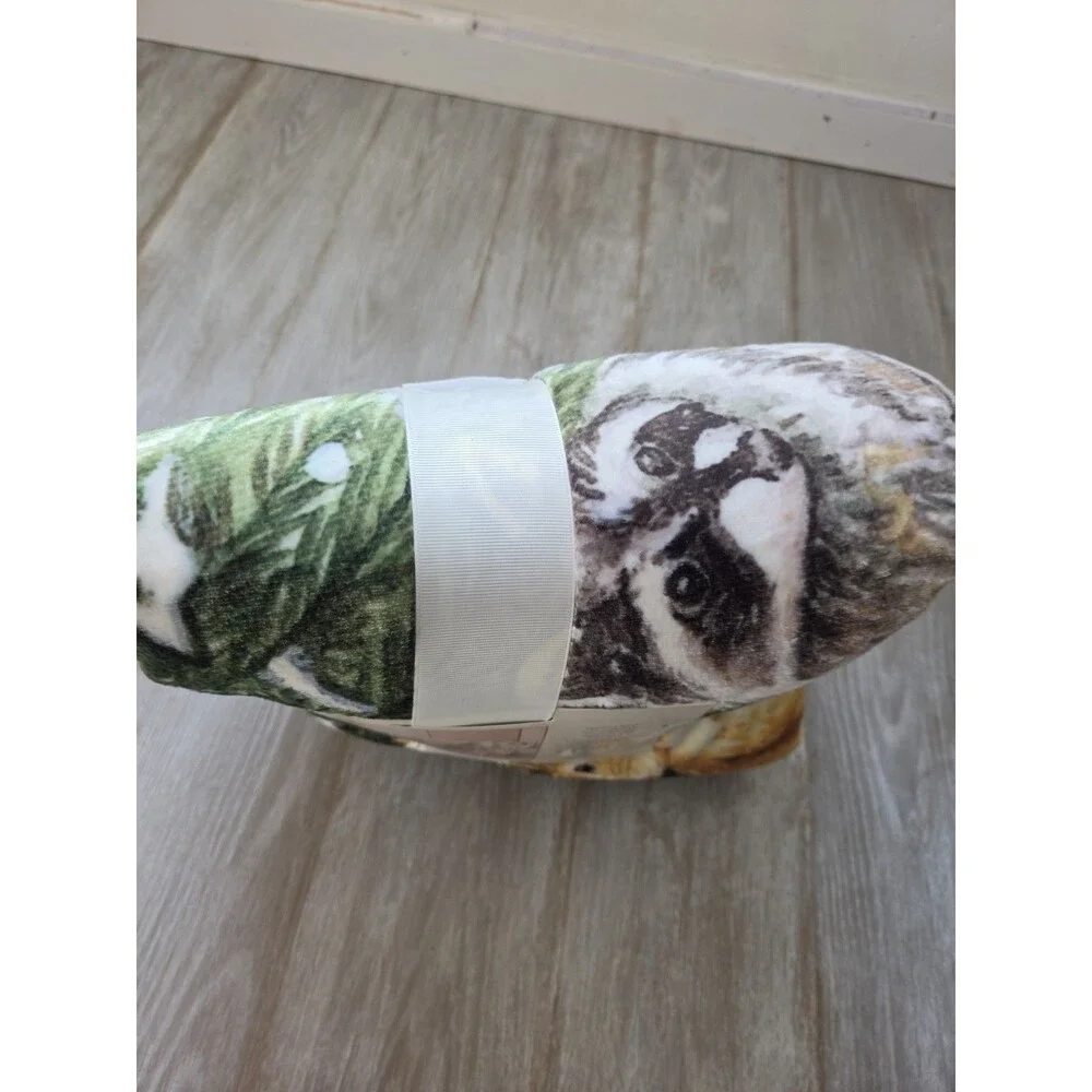 NWT Regal Comfort Winter Wonderland Woodland Throw Blanket 50x60 Deer Fox